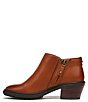 Color:Tawny Brown - Image 5 - Girls' Pryce Leather Ankle Booties (Toddler)