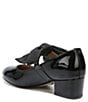 Color:Black - Image 4 - Girls' Teddy Patent Covered Bow Heels (Youth)