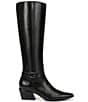 Sam Edelman Haisley Leather Buckle Strap Snip Toe Tall Boots - Image 2