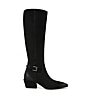 Sam Edelman Haisley Suede Buckle Strap Snip Toe Tall Boots - Image 2