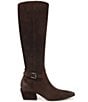 Sam Edelman Haisley Suede Buckle Strap Snip Toe Tall Boots - Image 3