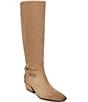 Sam Edelman Haisley Suede Buckle Strap Snip Toe Tall Boots - Image 1