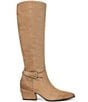 Sam Edelman Haisley Suede Buckle Strap Snip Toe Tall Boots - Image 4