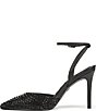 Sam Edelman Hana Rhinestone Embellished Pointed Toe Ankle Strap Dress Pumps - Image 5