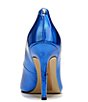 Color:Royal Blue - Image 3 - Hazel Liquid Metallic Pointed Toe Pumps