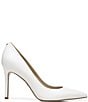 Color:Bright White - Image 2 - Hazel Leather Pointed Toe Pumps