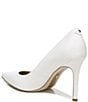 Color:Bright White - Image 4 - Hazel Leather Pointed Toe Pumps
