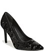Sam Edelman Hazel Sequin Velvet Pointed Toe Pumps - Image 1