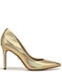 Sam Edelman Hazel Striped Metallic Leather Pointed Toe Pumps - Image 2
