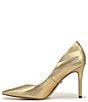 Sam Edelman Hazel Striped Metallic Leather Pointed Toe Pumps - Image 5
