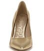 Sam Edelman Hazel Striped Metallic Leather Pointed Toe Pumps - Image 6