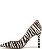 Sam Edelman Hazel Zebra Print Calf Hair Pumps - Image 5