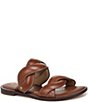 Sam Edelman Hellen Leather Twist Double Banded Slide Sandals - Image 1