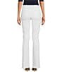 Color:White - Image 2 - High Rise Bootcut Jeans
