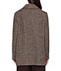 Sam Edelman Houndstooth Notch Collar Button Front Menswear Blazer Coat - Image 2