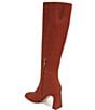 Color:Warm Chestnut - Image 4 - Issabel Suede Tall Wide Calf Dress Boots