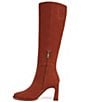 Color:Warm Chestnut - Image 5 - Issabel Suede Tall Wide Calf Dress Boots