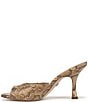 Sam Edelman Jeanie Python Print Leather Dress Slide Sandals - Image 5