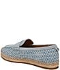 Color:Montrose Blue - Image 4 - Kai Denim Print and Suede Espadrille Inspired Loafers