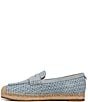Color:Montrose Blue - Image 5 - Kai Denim Print and Suede Espadrille Inspired Loafers