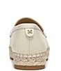 Color:Modern Ivory - Image 3 - Kai Espadrille Inspired Leather Loafers