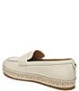 Color:Modern Ivory - Image 4 - Kai Espadrille Inspired Leather Loafers