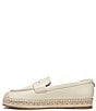 Color:Modern Ivory - Image 5 - Kai Espadrille Inspired Leather Loafers
