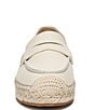 Color:Modern Ivory - Image 6 - Kai Espadrille Inspired Leather Loafers