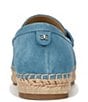 Color:Canary Blue - Image 3 - Kai Suede Espadrille Inspired Loafers