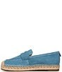Color:Canary Blue - Image 5 - Kai Suede Espadrille Inspired Loafers
