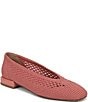 Sam Edelman Kasey Knit Raffia Square Toe Ballet Flats - Image 1