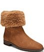 Sam Edelman Katria Leather Faux Fur Cuff Booties - Image 1