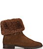 Sam Edelman Katria Suede and Plaid Faux Fur Cuff Booties - Image 2