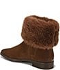 Sam Edelman Katria Suede and Plaid Faux Fur Cuff Booties - Image 4
