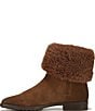 Sam Edelman Katria Suede and Plaid Faux Fur Cuff Booties - Image 5