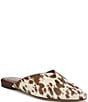 Sam Edelman Khai Cow Print Calf Hair Mules - Image 1