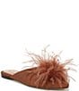 Sam Edelman Khai Moire Fabric Feather Mules - Image 1