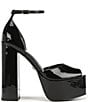 Sam Edelman Kirra Patent Leather Ankle Strap Platform Dress Sandals - Image 3