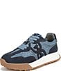 Sam Edelman Langley Raffia and Suede Signature Logo Retro Sneakers - Image 6