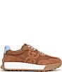 Sam Edelman Langley Suede and Nylon Logo Detail Platform Retro Sneakers - Image 2