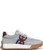 Sam Edelman Langley Suede and Nylon Logo Detail Platform Retro Sneakers - Image 3