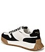 Color:Black/White - Image 4 - Layla Suede and Nylon Retro Sneakers