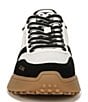 Color:Black/White - Image 6 - Layla Suede and Nylon Retro Sneakers