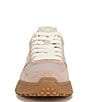 Color:Luxe Beige - Image 6 - Layla Suede and Nylon Retro Sneakers