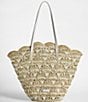 Sam Edelman Laylah Raffia Woven Tote Bag - Image 2