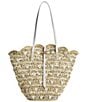 Sam Edelman Laylah Raffia Woven Tote Bag - Image 1