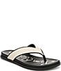 Sam Edelman Lila Raffia Thong Flip Flops - Image 1
