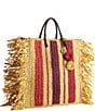 Sam Edelman Lily Raffia Woven Tote Bag - Image 4