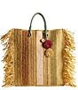 Sam Edelman Lily Raffia Woven Tote Bag - Image 1