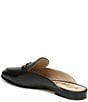 Color:Black - Image 4 - Linnie Leather Career Flat Slip-On Loafer Mules